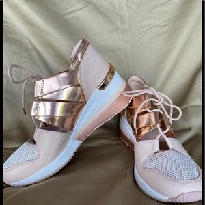 Michael Kors Shoes | Pink Michael Kors Sneakers